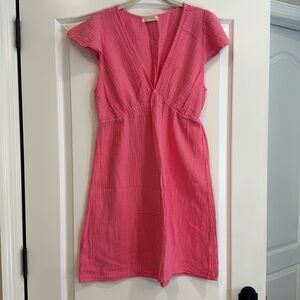 Gauze Flutter sleeve dress NWOT
